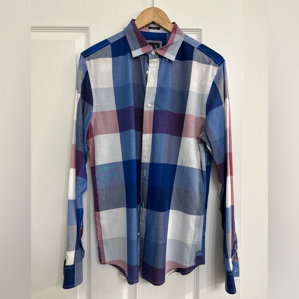 Armani Exchange Button Down Slim Fit